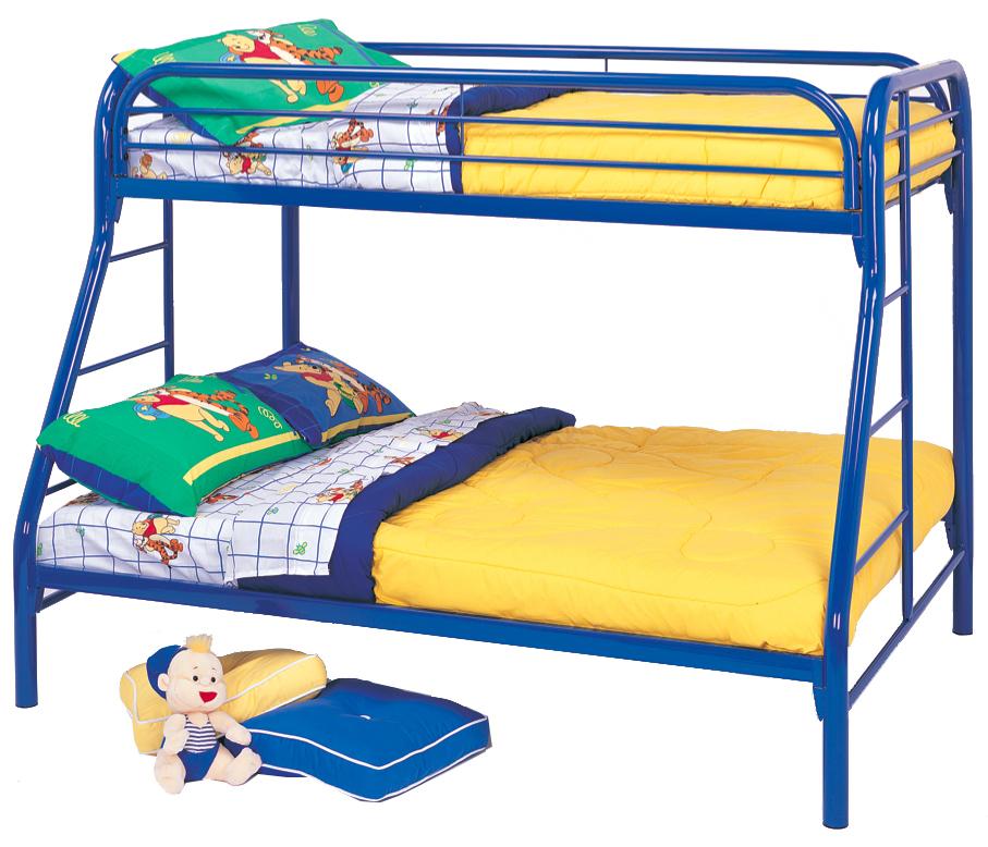Coaster twin over top full bunk bed